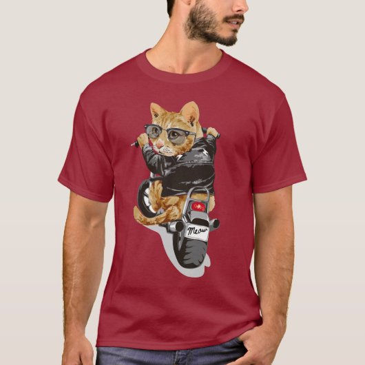 t-shirt du pilote de chat (Devant)
