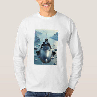 T-shirt du pilote de pingouin