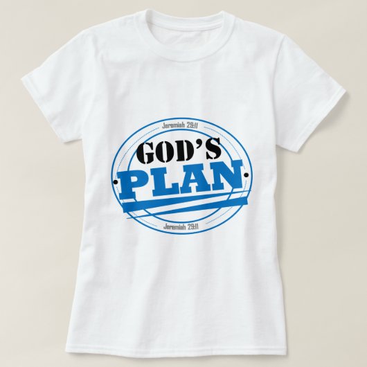 T-shirt du plan de Dieu (Design devant)