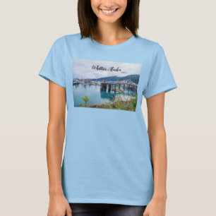 T-shirt du port de Whittier Alaska