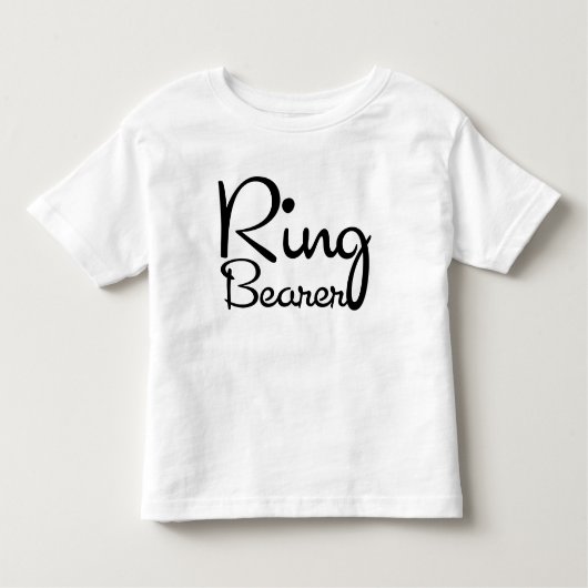 T-shirt du porte-bagues pour bébé (Devant)