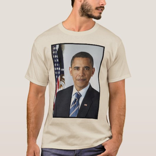 T-shirt du portrait présidentiel de Barack Obama (Devant)