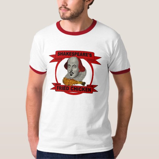 T-shirt du poulet frit de Shakespeare (Devant)