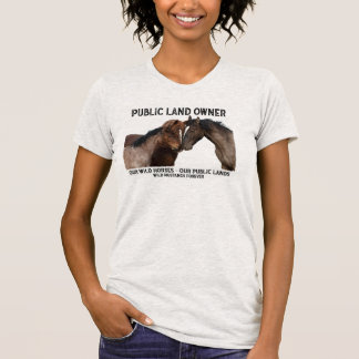 T-shirt du propriétaire des terrains publics