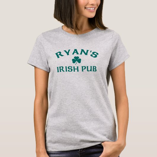 T-Shirt du pub irlandais de Ryan (Devant)