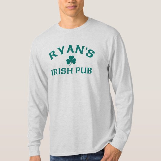 T-Shirt du pub irlandais de Ryan (Devant)