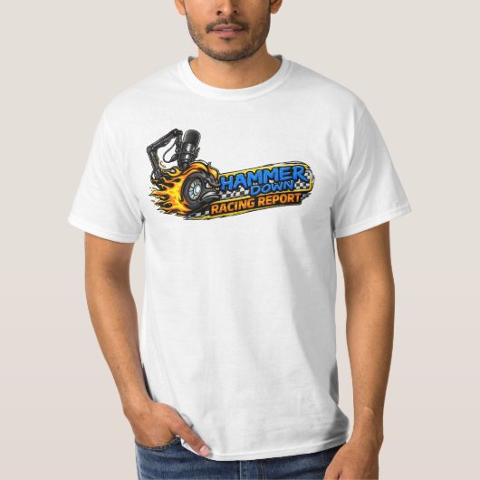 T-Shirt du Rapport de Course Hammer Down 2026 (Devant)