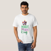 T-Shirt du roi de Mardi Gras (Devant entier)