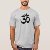 T-shirt du ` s d'hommes de yoga d'incantation d'OM (Devant)