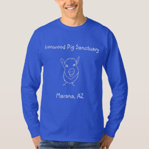T-shirt du sanctuaire de cochon en bois de fer