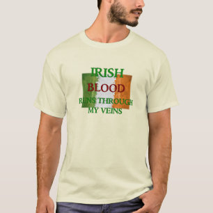 T-shirt Du Sang Irlandais Coule Dans Mes Veines