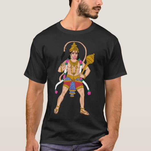 T-Shirt du Seigneur Hanuman (Devant)