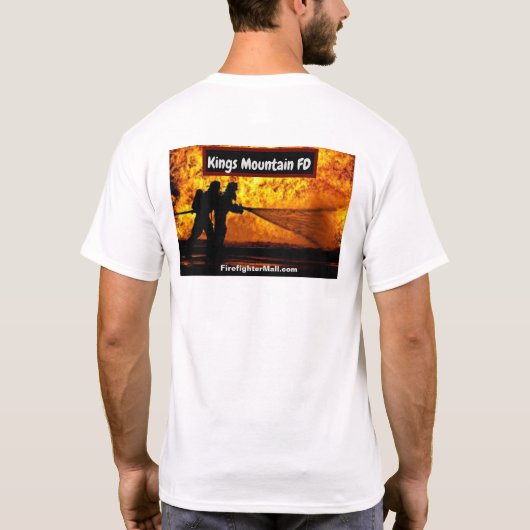 T-shirt du service d'incendie de Kings Mountain (Dos)