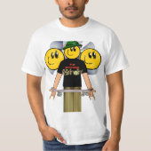 T-Shirt du Skateboarder Grindin (Devant)