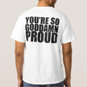 T-SHIRT DU SOL POUR PONCER AINSI LE PIB (Dos)