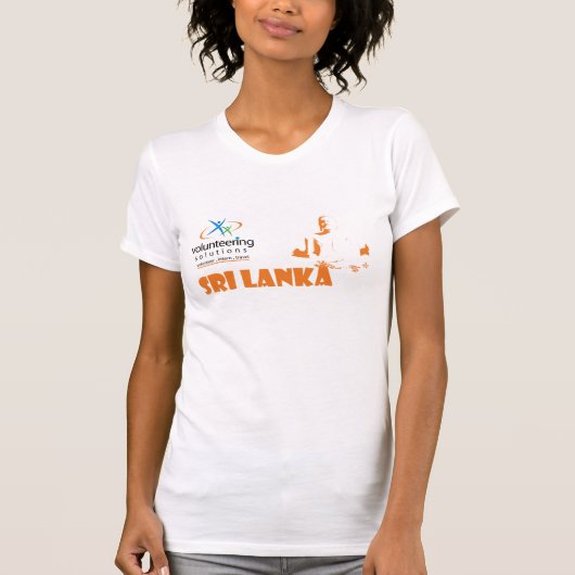 T-shirt du Sri Lanka - offrir des solutions (Devant)