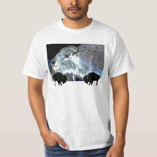 T-shirt du sud-ouest d'art de Buffalo (Devant)
