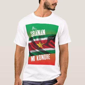T-shirt du Surinam avec le texte