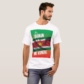 T-shirt du Surinam avec le texte (Devant entier)