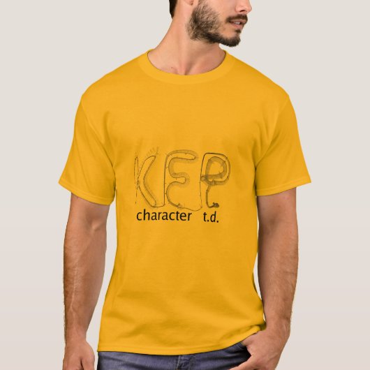 T-shirt du TD de caractère de KFP (couleur claire) (Devant)