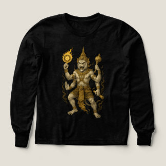 T-shirt du temple thaïlandais Hanuman – Guerrier m