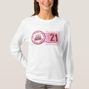 T-shirt du timbre 21 d'anniversaire