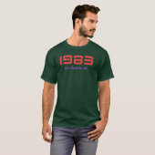 T-Shirt du Titre de Chanson de 1983 (Devant entier)