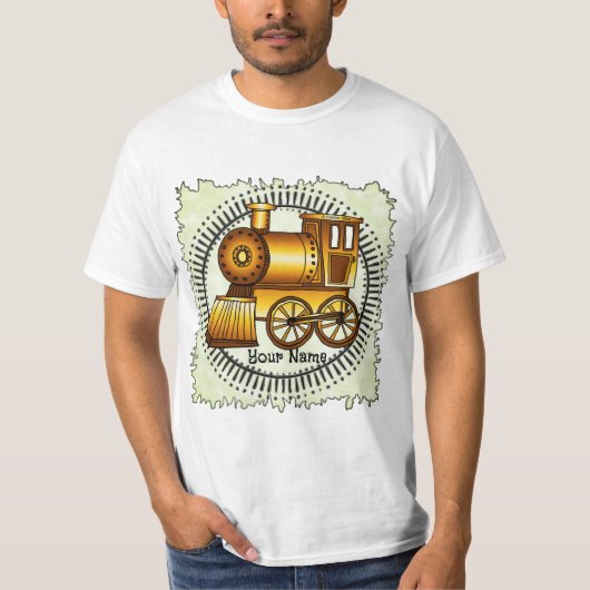 T-shirt du train orange (Devant)
