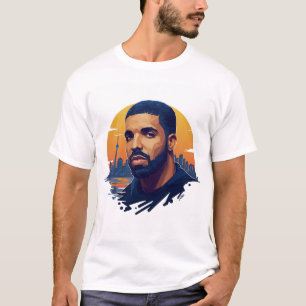 T-Shirt du ventilateur à col rond blanc - Chanson