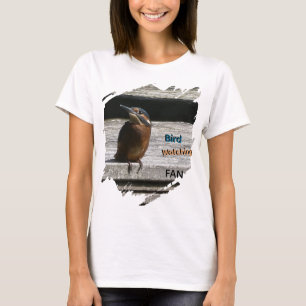 T-shirt du ventilateur Kingfisher Bird Watching