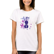 T-shirt du violon des femmes
