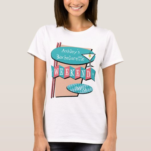 T-shirt du week-end de bachelorette (Devant)