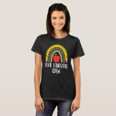 T-shirt Dual Language Crew Rainbow Bilingual Teacher Dual (Devant entier)