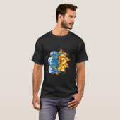 T-shirt Dualité Soleil Et Lune (Devant entier)