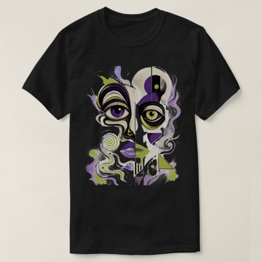 T-shirt Dualité Surréaliste (Design devant)