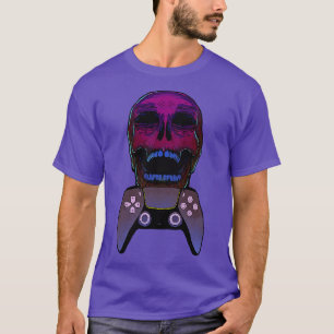 T-shirt Dualsense Neon Skull