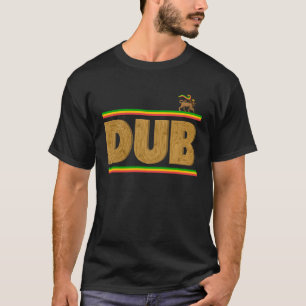T-shirt Dub Reggae en bois pour enfants et adultes