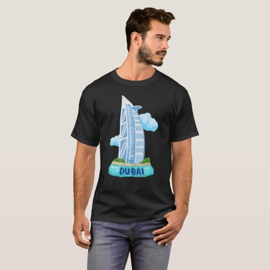 T-shirt Dubai City souvenir des EAU pour hommes femmes 1 (Devant entier)