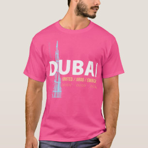 T-shirt Dubai Dubai Uae Arabe Unis Émirats arabes unis E