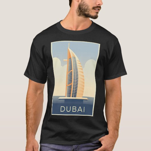 T-shirt Dubaï Émirats arabes unis (Devant)