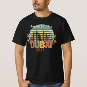 T-shirt Dubai Travel Tourist Vacances Groupe Correspondant