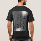 T-shirt Dubh & Ban (Dos)