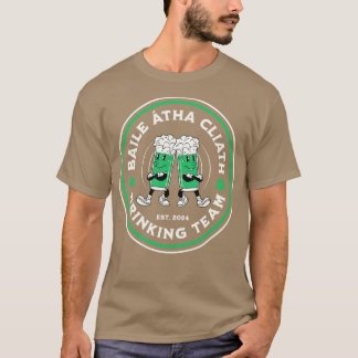 T-shirt Dublin Drinking Team 2024 Irish Beer Lovers St Pad