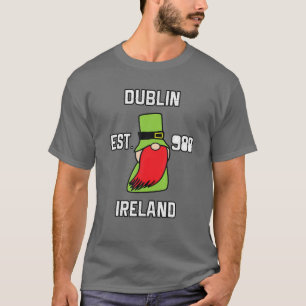 T-shirt Dublin Ireland Est 988 Shamrock St. Patricks Day