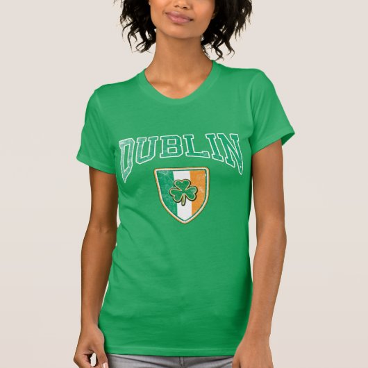 T-shirt DUBLIN Irlande (Devant)