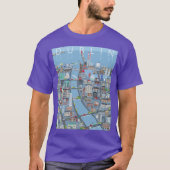 T-shirt Dublin retro (Devant)