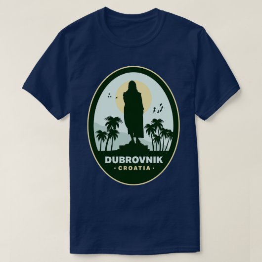 T-shirt Dubrovnik Croatie (Design devant)