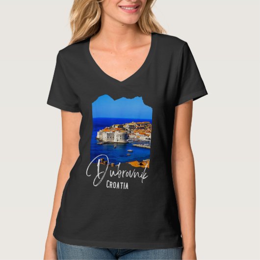 T-shirt Dubrovnik Souvenir Croatia Dubrovnik (Devant)