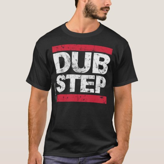 T-shirt Dubstep (affligé) (Devant)