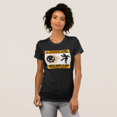 T-shirt DUBSTEP avertissant la basse extrême (Devant entier)
